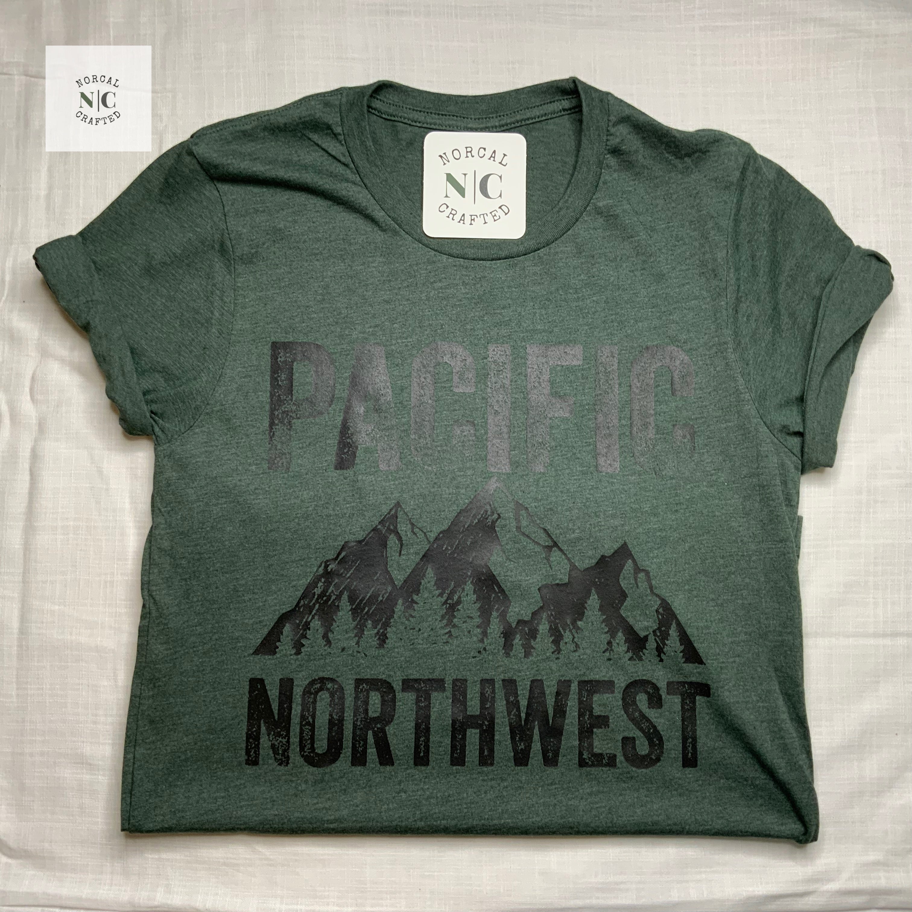 Pacific Northwest T Shirt Norcal Crafted