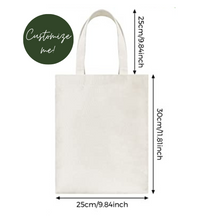 Load image into Gallery viewer, Canvas Tote Bags