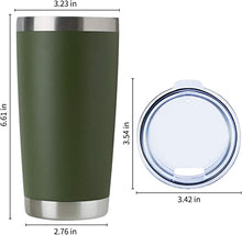 Load image into Gallery viewer, 20 oz Stainless Steel Tumbler