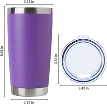 Load image into Gallery viewer, 20 oz Stainless Steel Tumbler
