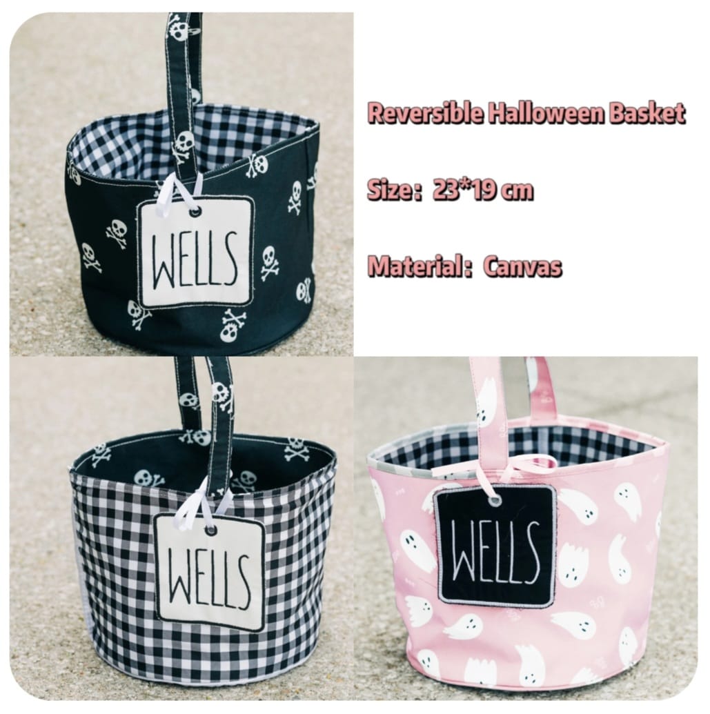 Halloween Canvas Bags with Name