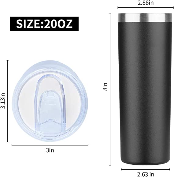 20 oz Stainless Steel Skinny Tumbler