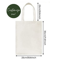 Load image into Gallery viewer, Canvas Tote Bags
